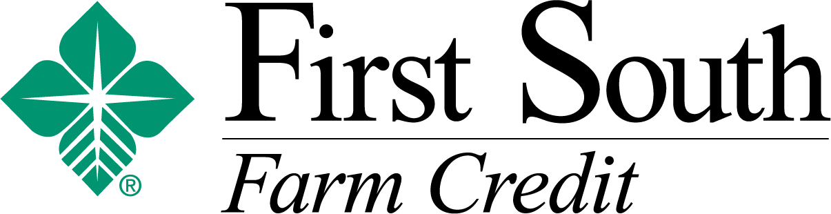 First South Farm Credit Color Green With Black Lettering